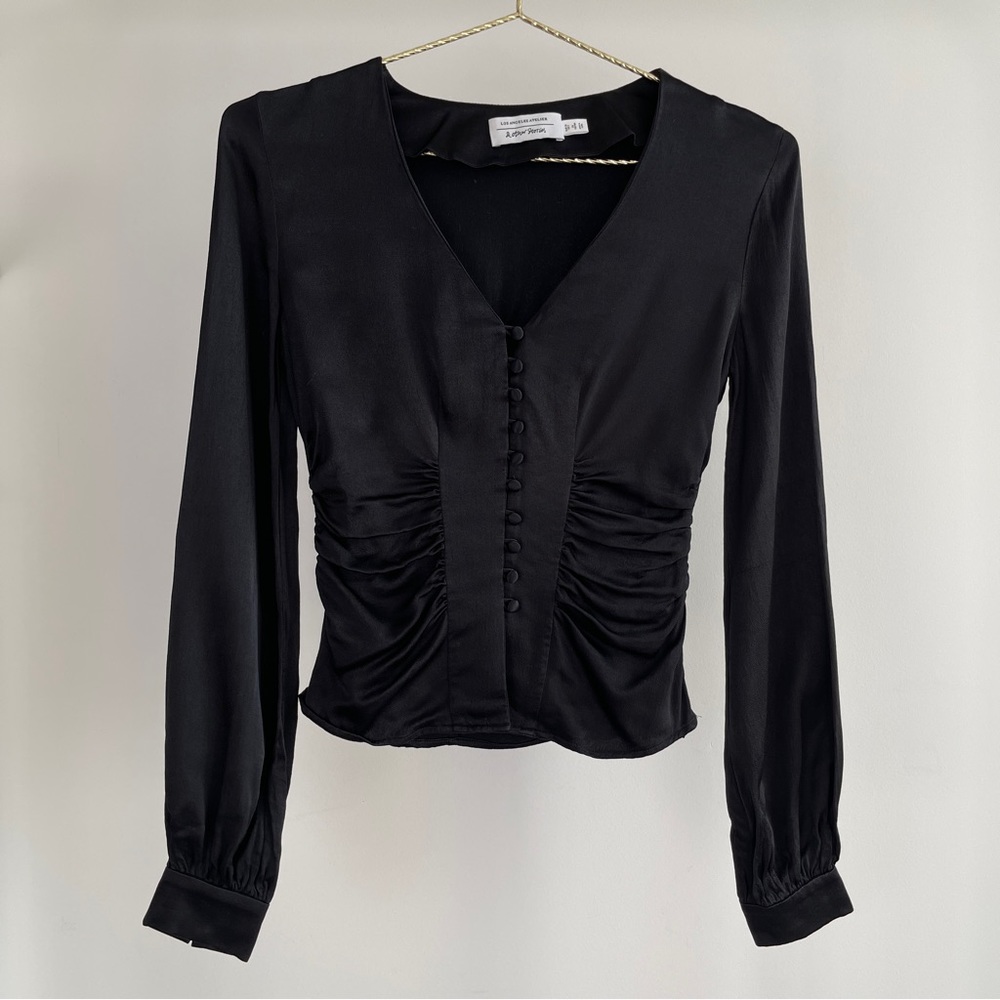 Elegant Black Women's Top